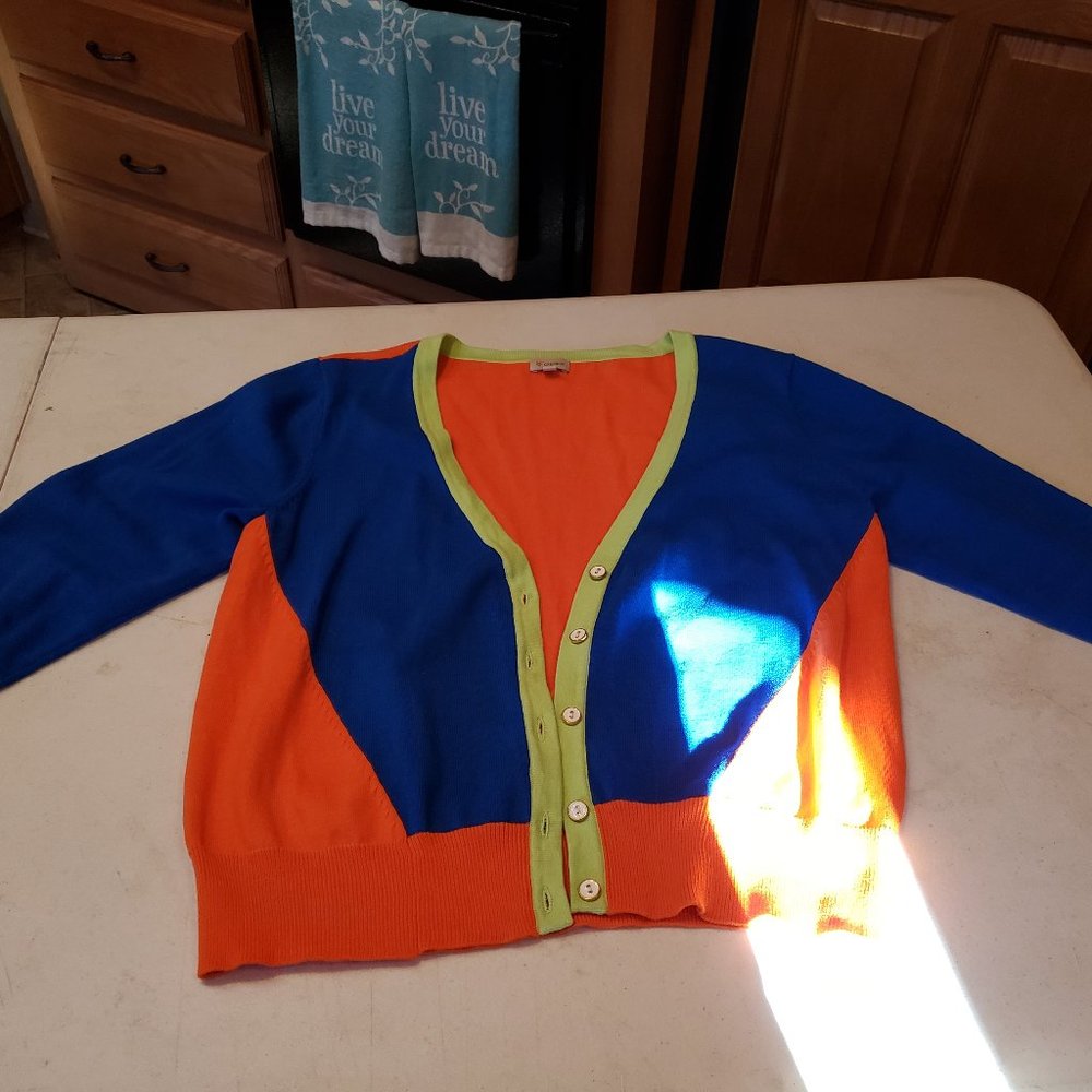 Cremieux sweater jacket size Large